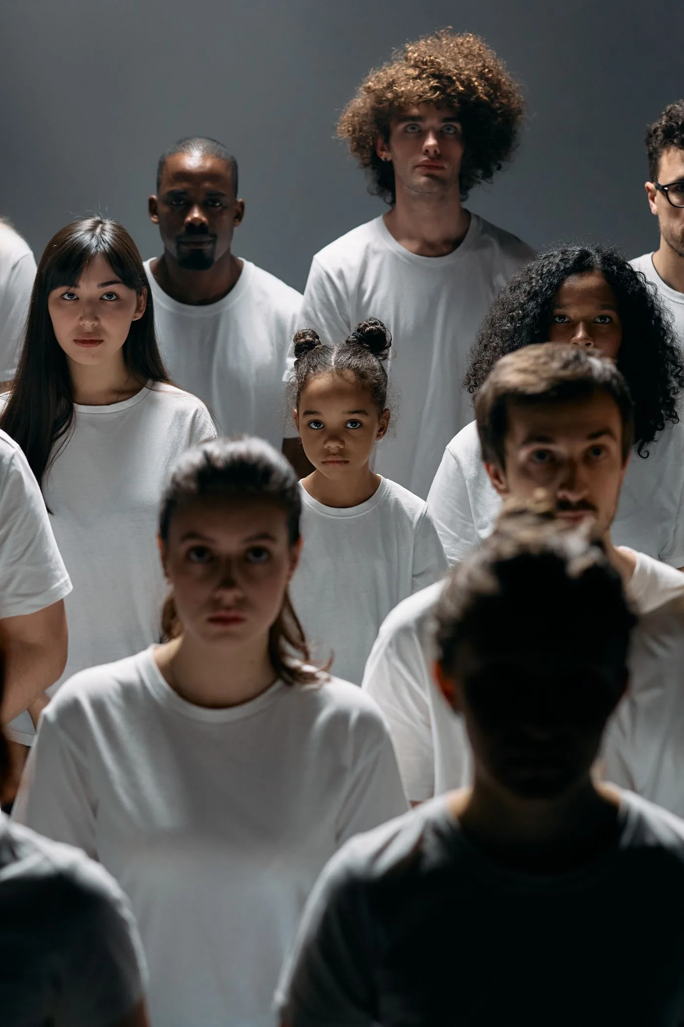 People of many different ethnicities standing together